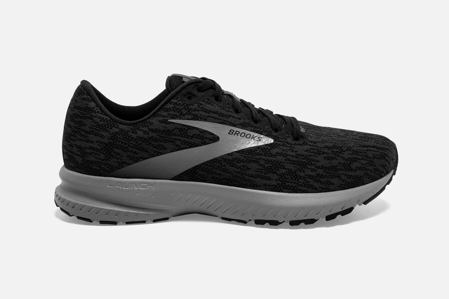 Brooks Launch 7 Road Running Shoes Mens Black/Grey 916053-EID